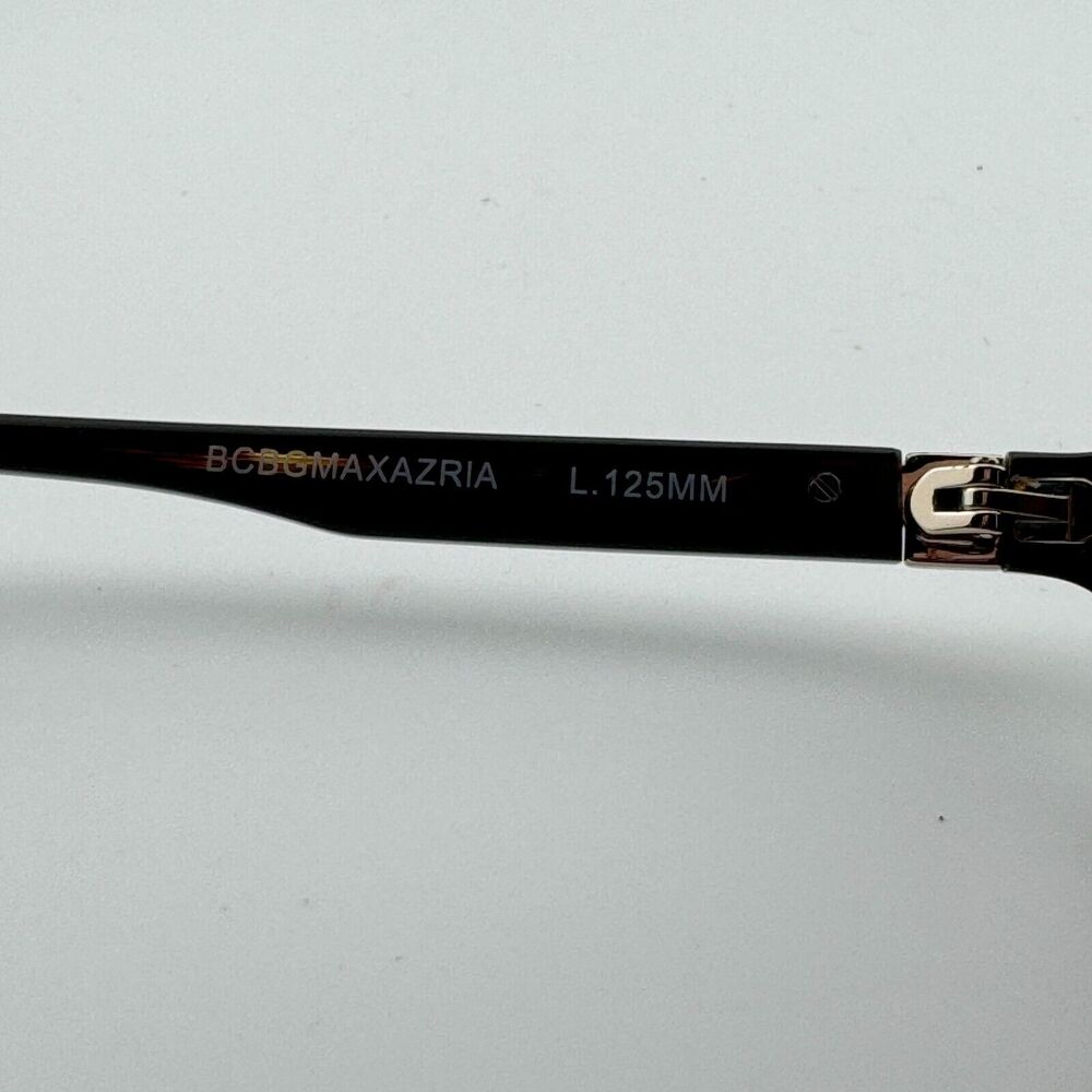 BCBGMAXAZRIA ECSTATIC Black Laminate EYEGLASSES FRAME‎ 52-17-125mm H13393 - Picture 5 of 7